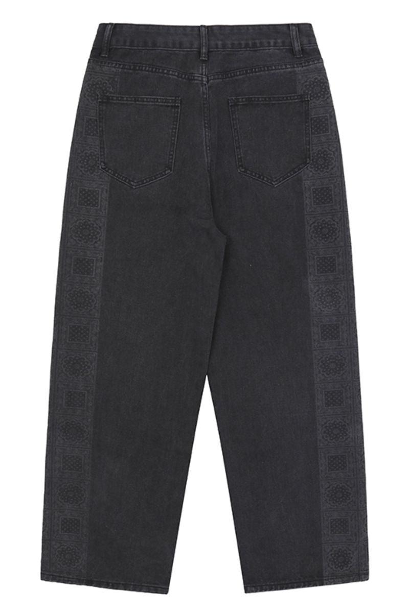 CZ Bandana Retro Loose Jeans - UK Only