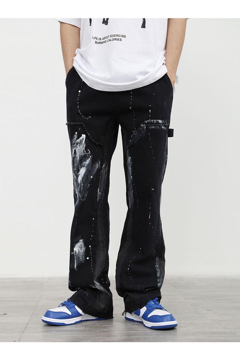CZ Washed Ink Flared Jeans - UK Only