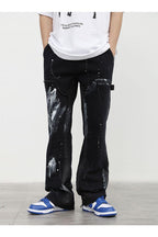 CZ Washed Ink Flared Jeans - UK Only