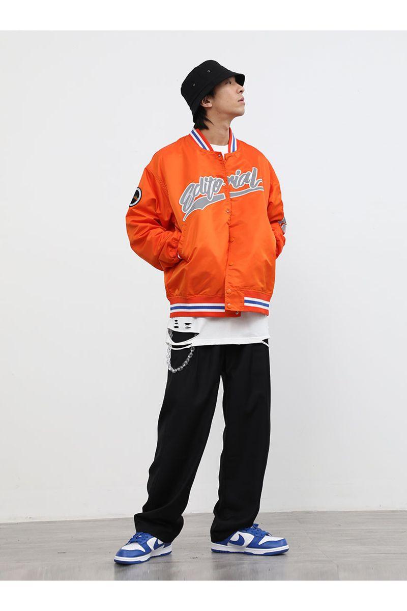 CZ ED Embroidered Varsity Jacket