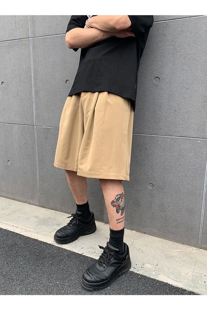 CZ Pleated Casual Shorts - UK Only