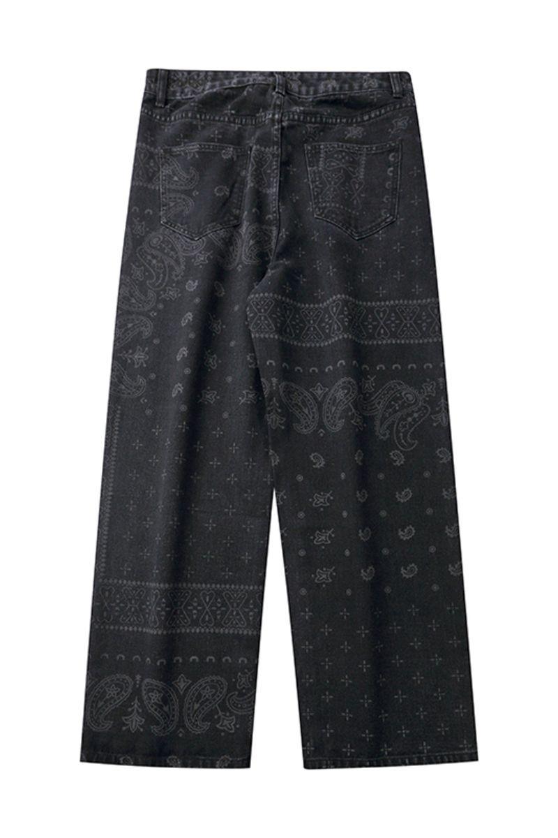 CZ Bandana Pattern Straight Trousers