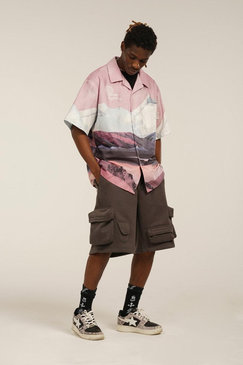 Empty Reference Multi Pocket Knit Shorts