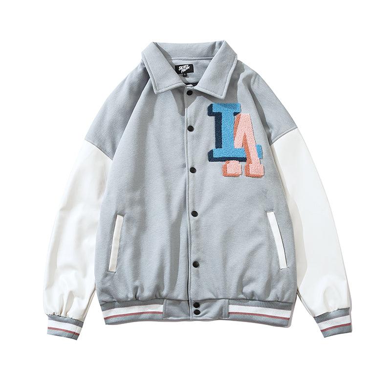 CZ LA Embroidered Varsity Jacket
