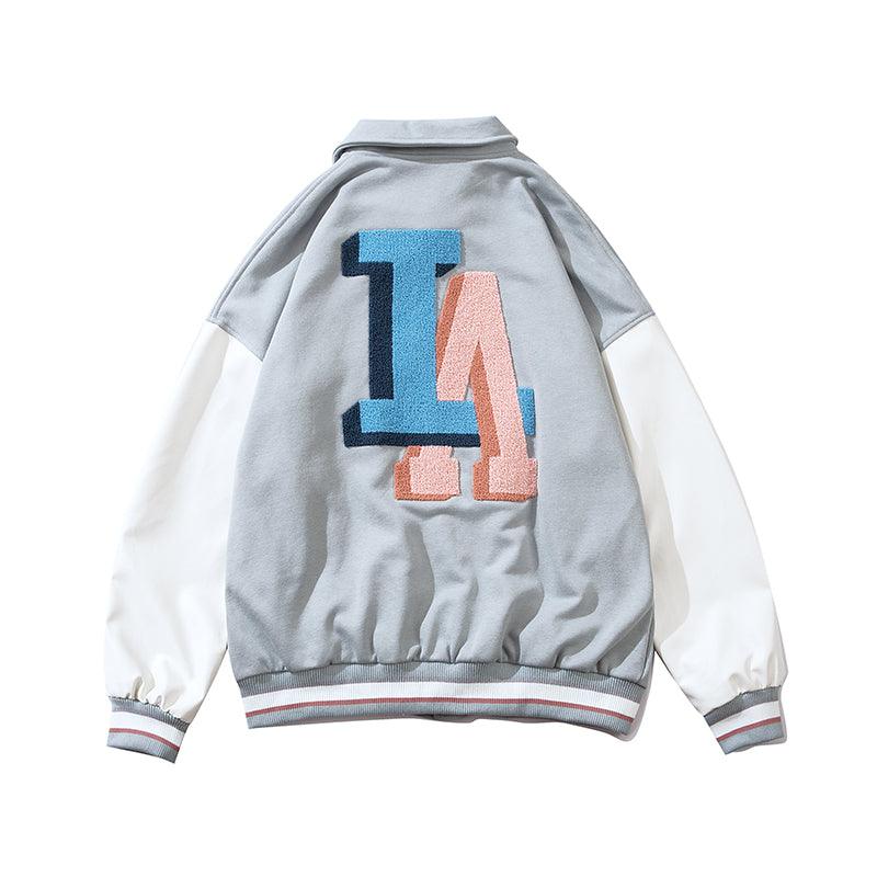 CZ LA Embroidered Varsity Jacket