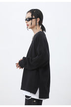 CZ Washed Split Sweater
