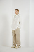 THINGY Khaki Irregular Trousers