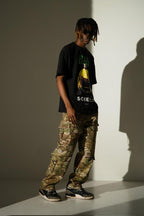 Empty Reference Camouflage Multi Pocket Trousers