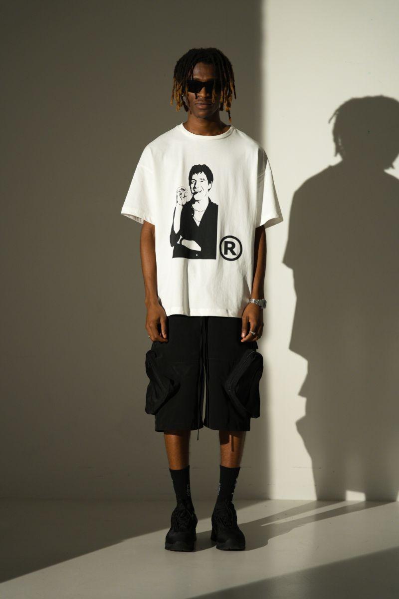 Empty Reference Zipper Pockets Shorts