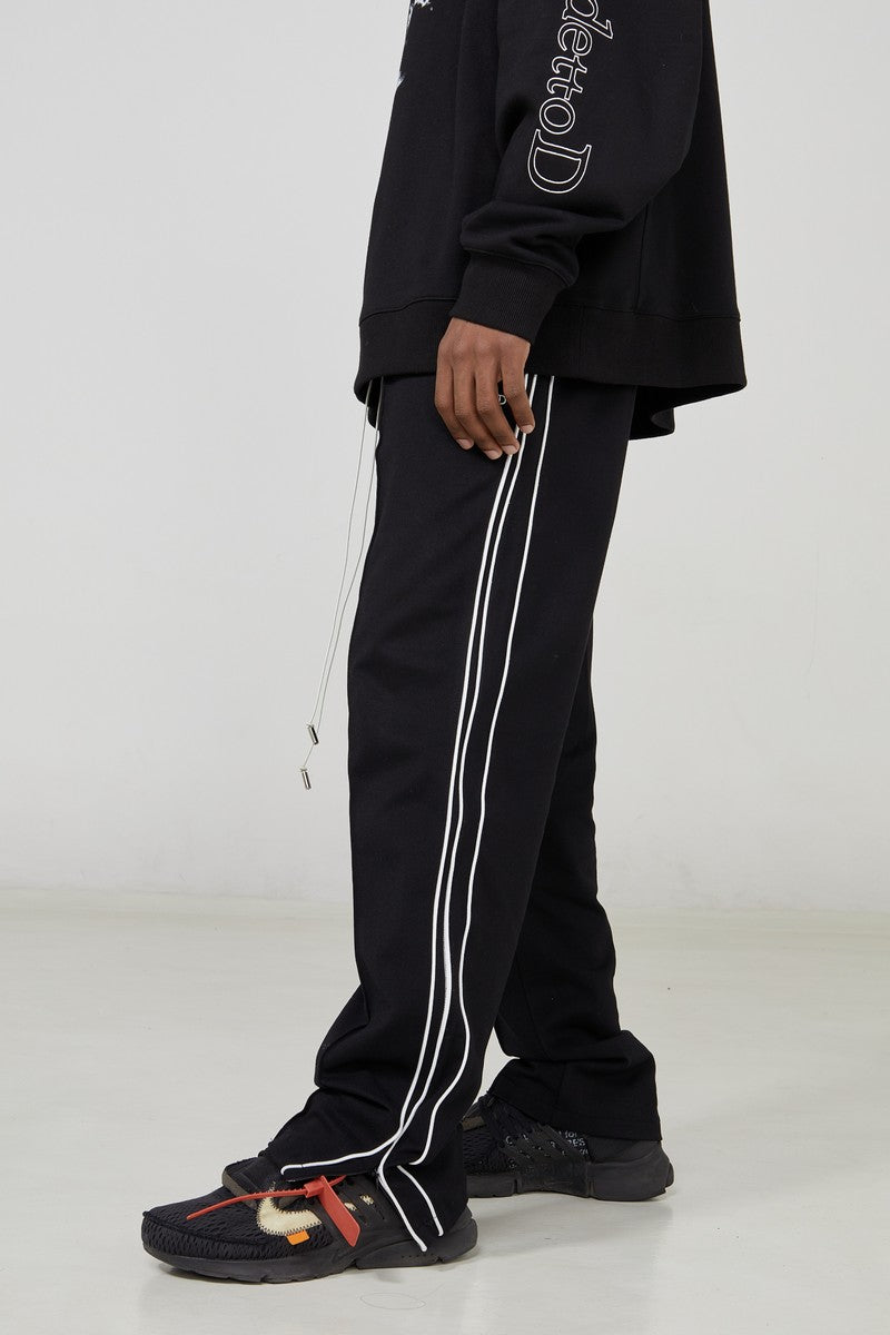 STEEPC Drawstrings Straight Casual Trousers