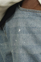 Empty Reference Splash Ink Light Blue Jeans