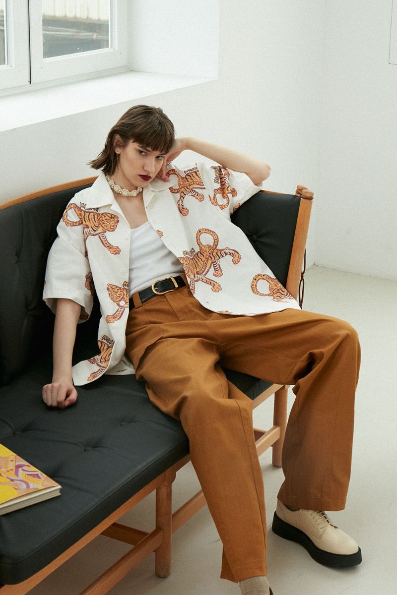 Mix7 Tigers Cuban Shirt