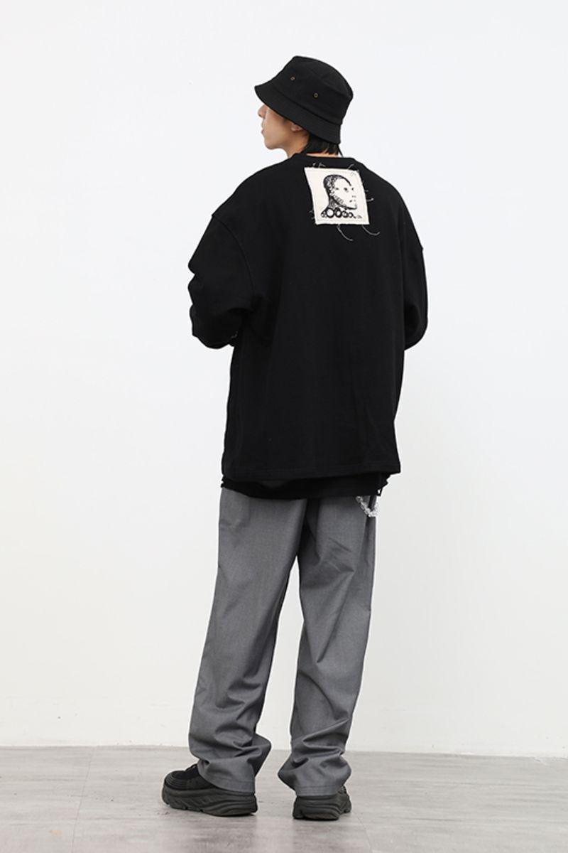 CZ Dark Patches Sweater