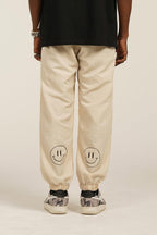Empty Reference Smiley Logo Casual Pants