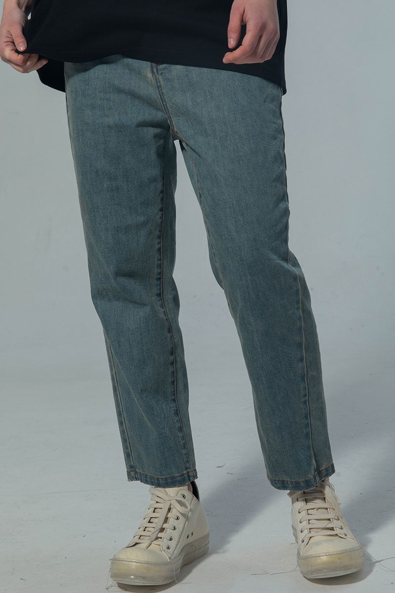 THINGY Blue Straight Jeans