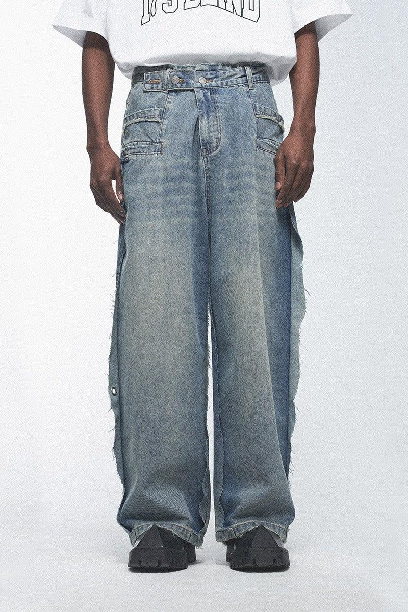 BNP Custom Rings Straight Loose Jeans