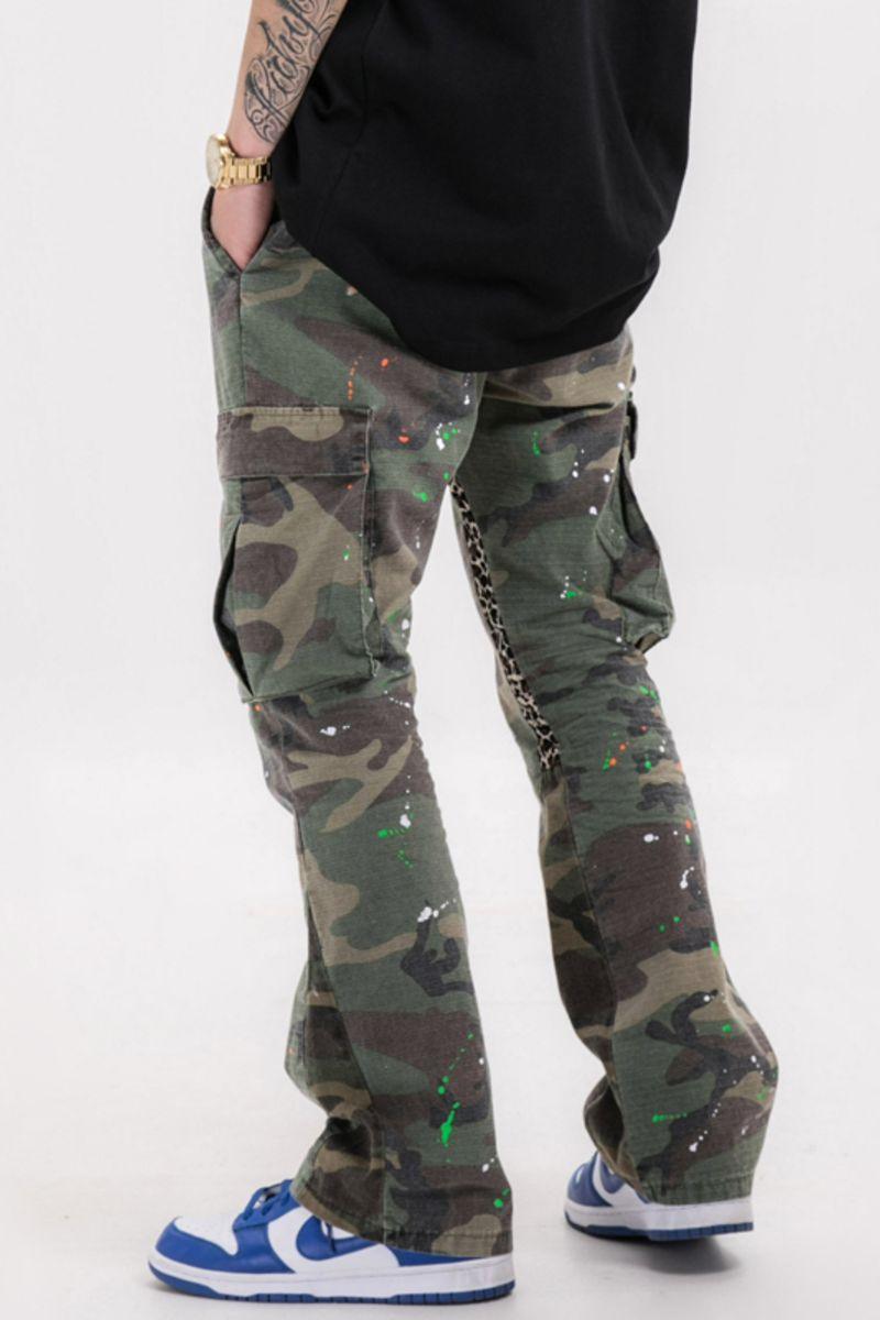CZ Camo Stitched Flared Trousers