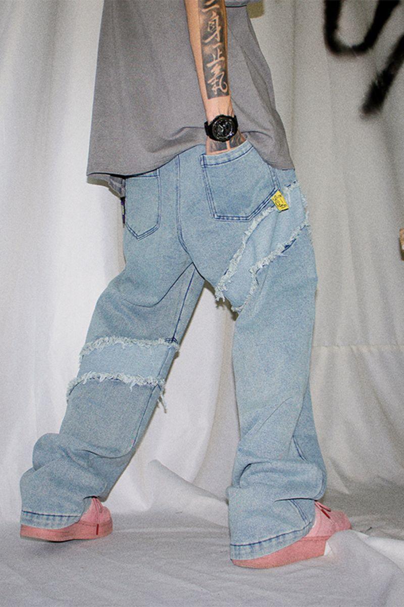 CZ Stitched Old Jeans