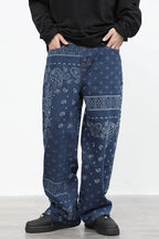 CZ Bandana Pattern Straight Trousers
