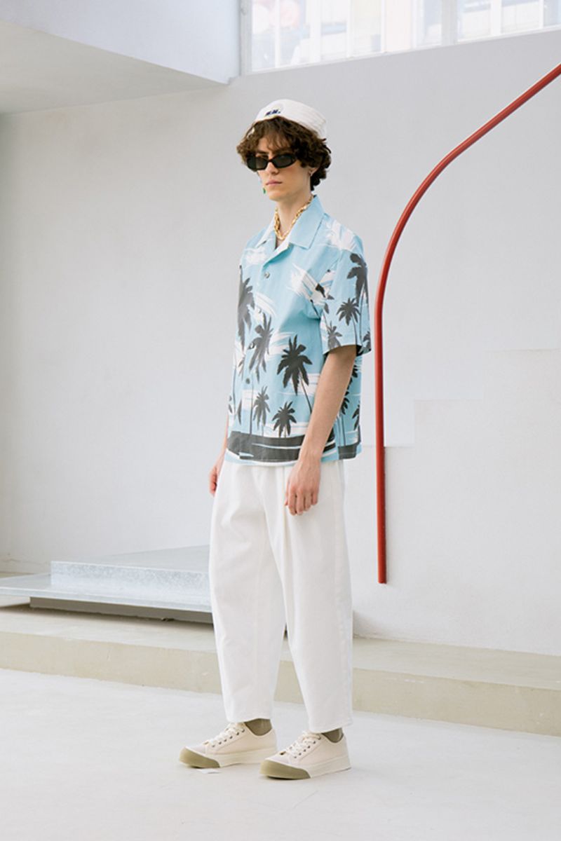 Mix7 Sky Blue Cuban Shirt