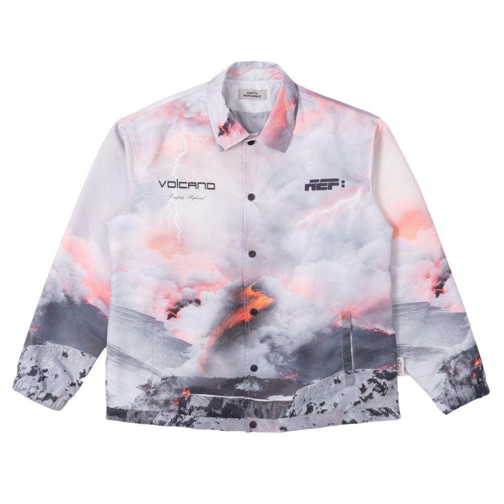 Empty Reference Volcano Printed Coach Jacket