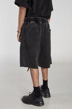 STEEPC Washed Old Shorts