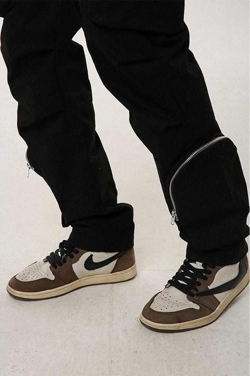 F&F Large Pockets Zipper Trousers