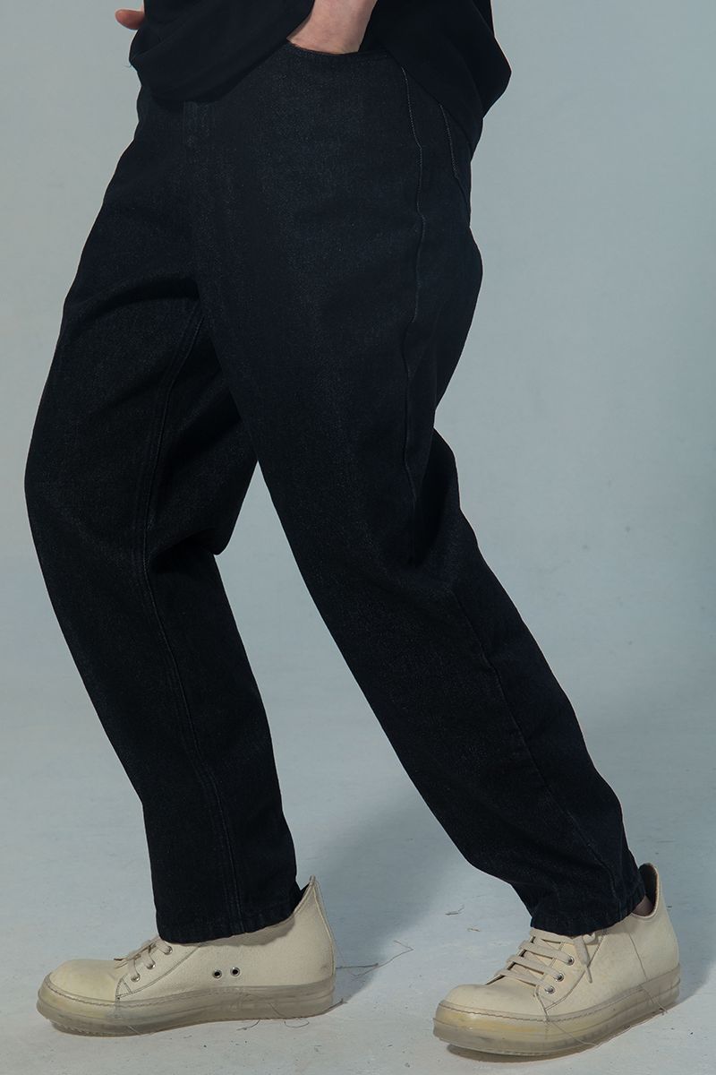 THINGY Black Straight Jeans
