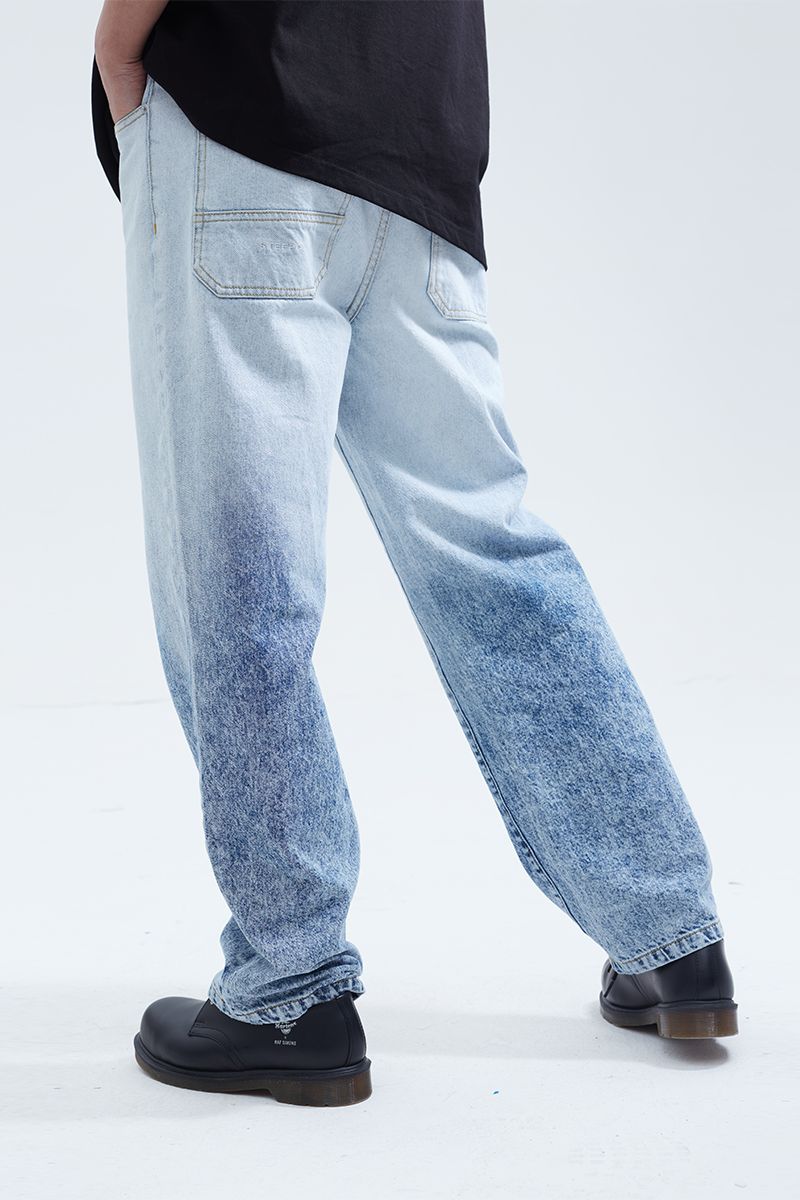 STEEPC Gradient Washed Jeans