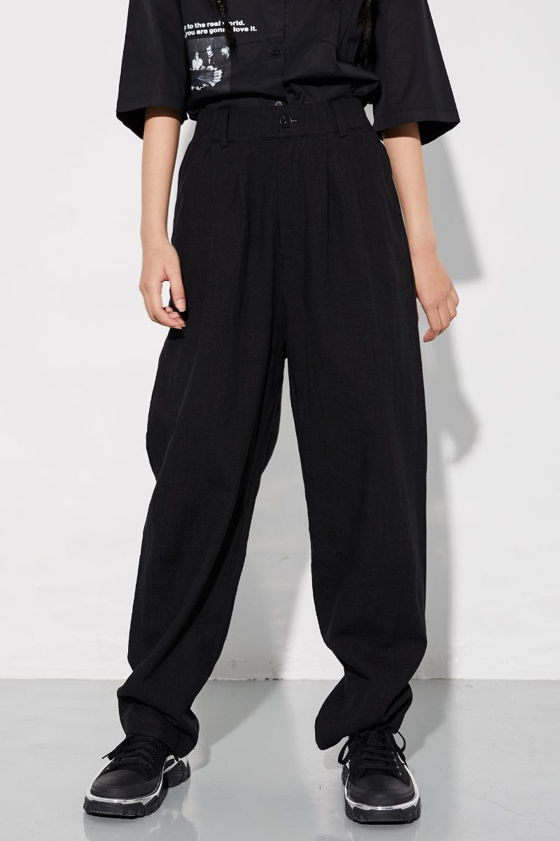 Unknown World Cut Straight Trousers