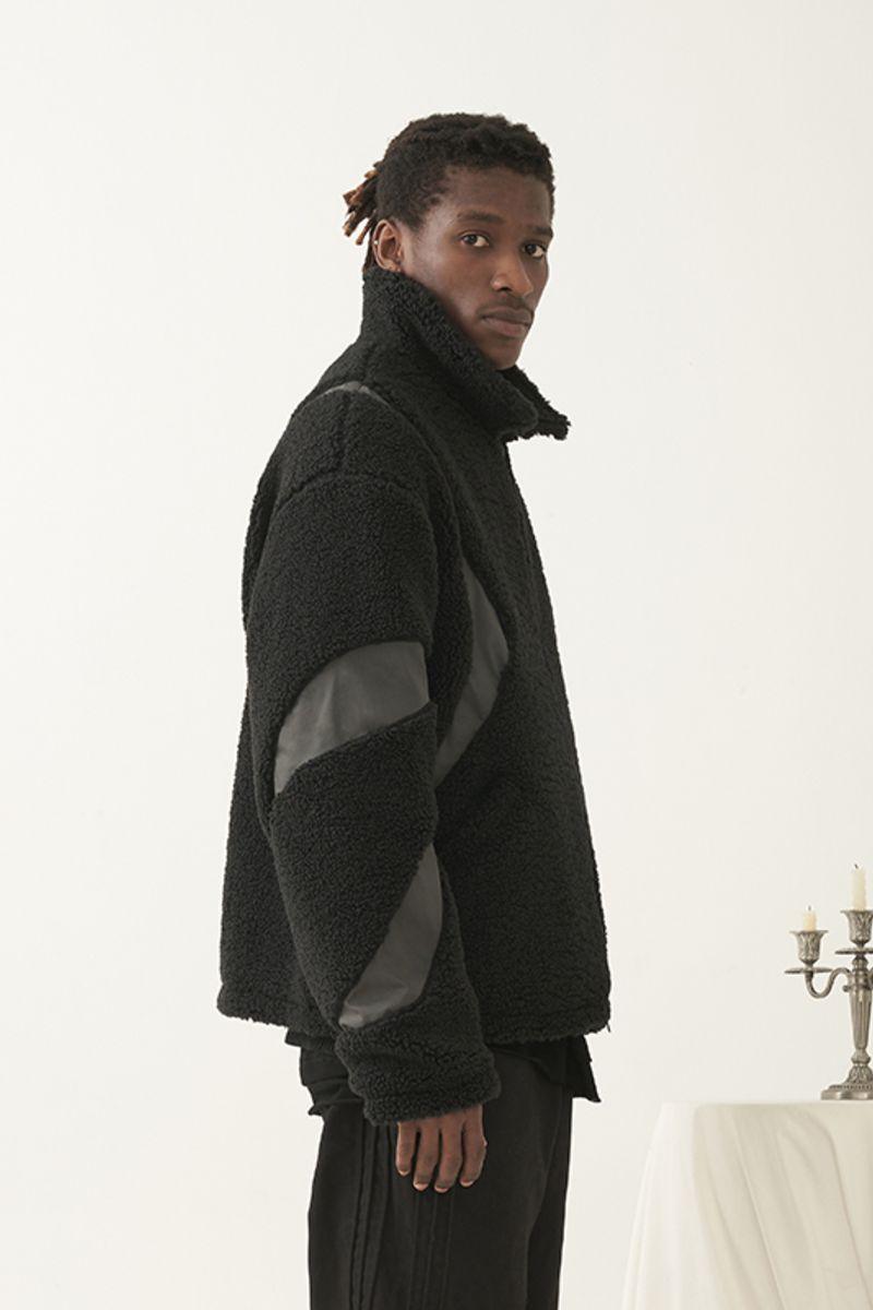 Empty Reference Stitched Sherpa Jacket