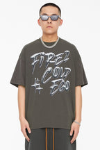 F2CE Metal Logo Print Tee