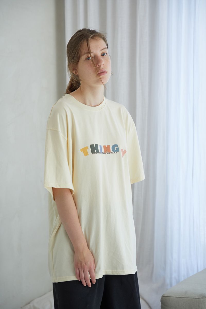 THINGY Multi Color Logo Tee