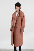 Mix7 Oblique Long Coat