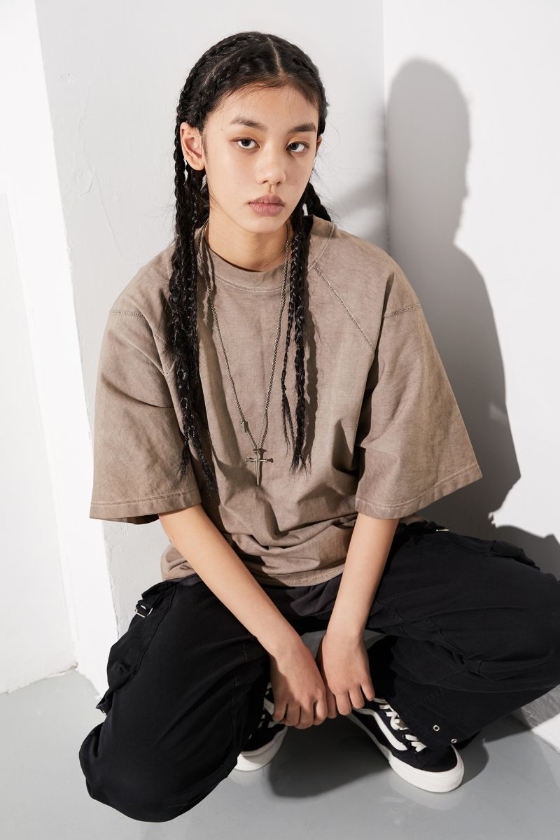Unknown World Washed Stitched Tee - UK Only