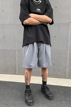 CZ Pleated Casual Shorts - UK Only
