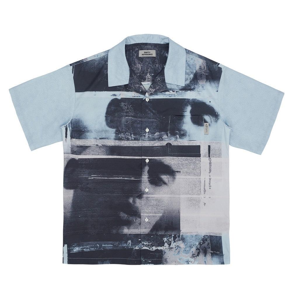 Empty Reference Youth Portrait Print Cuban Shirt