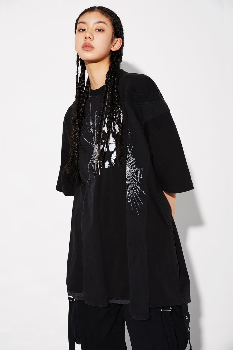 Unknown World Stitched Reconstructed Tee