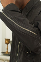 Empty Reference Structure Zipper Jacket