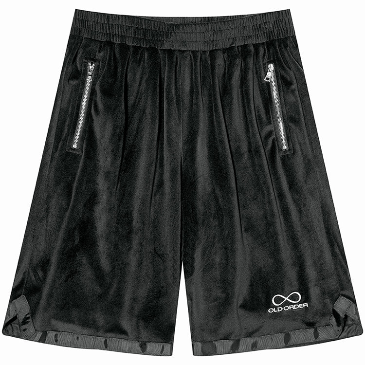 Old Order Velvet Logo Shorts