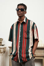 Empty Reference Striped Retro Shirt