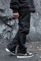 STEEPC Multi Pocket Flared Trousers