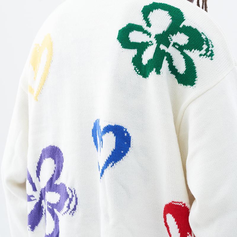 H/C Spray Paint Knit Sweater - UK Only