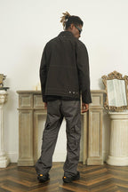 Empty Reference Casual Straight Pockets Trousers