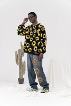 CZ Melting Smiley Printed Jeans