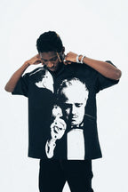 Antidote Godfather Print Cuban Shirt