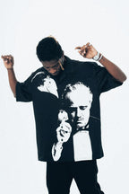 Antidote Godfather Print Cuban Shirt
