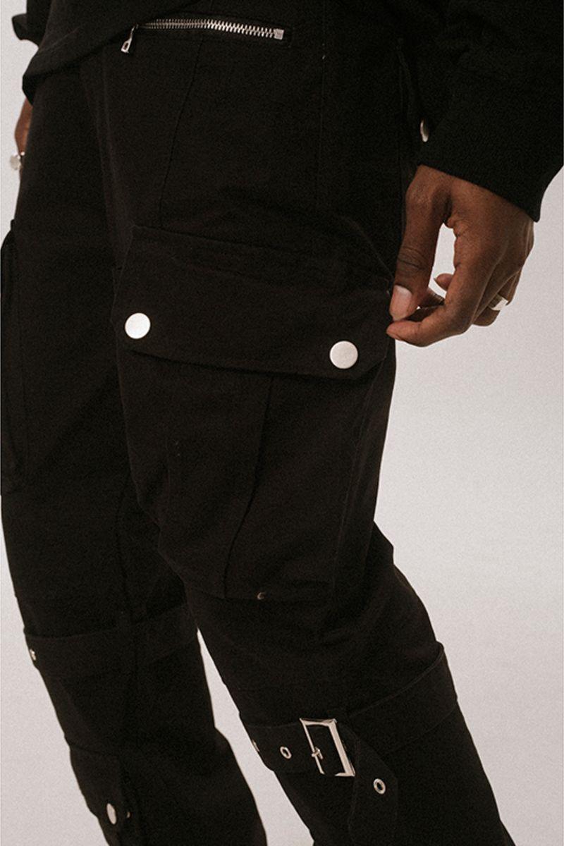 F&F Multi Pocket Straps Trousers
