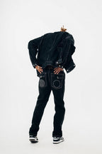 Antidote Embroidered Logo Loose Trousers