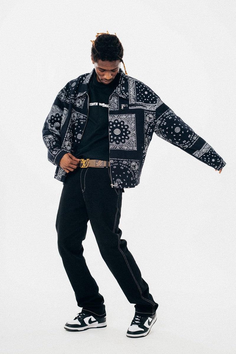 Antidote Embroidered Logo Loose Trousers
